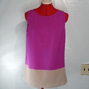 Ark & Co Sheer Two Tones Top Sz M